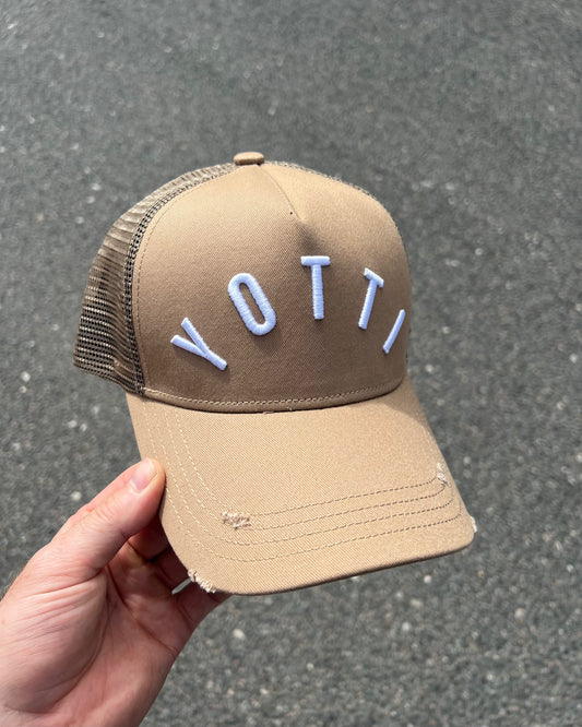 Yotti Trucker - Tan / White - 1 of 1